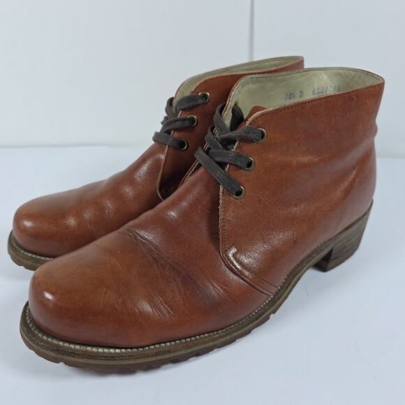 FRYE Vintage Whiskey Leather Chukka Boots Men\'s 10.5 D Made in USA 9310 main image 10